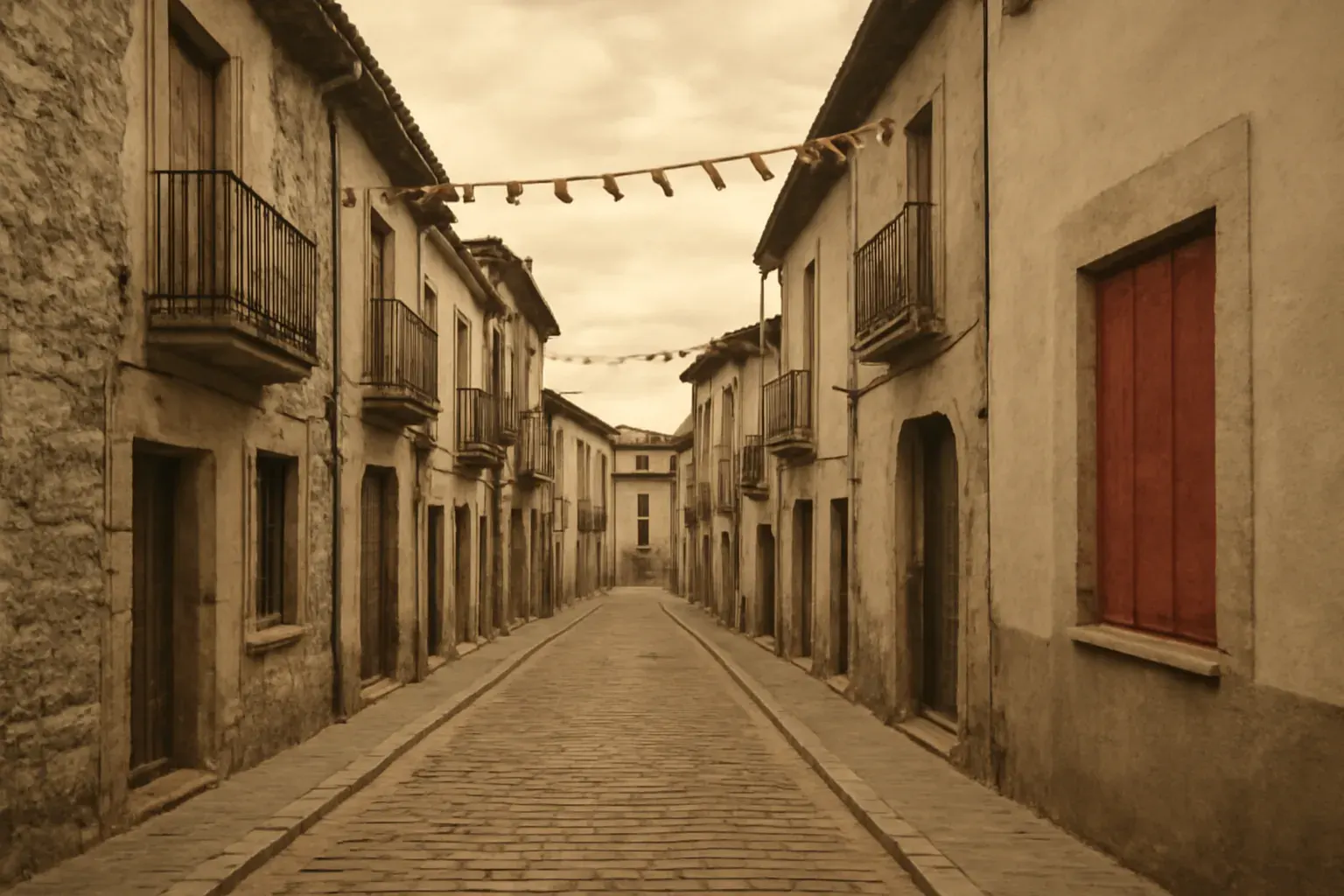 A street view in Torelló, Osona.